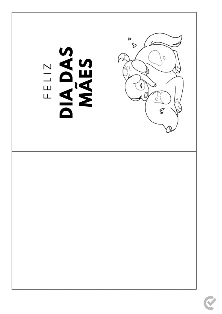 Cartões Dia das Mães em PDF com 20 páginas — p7 | Ensino Já atividades para educação infantil (ensinoja.com)