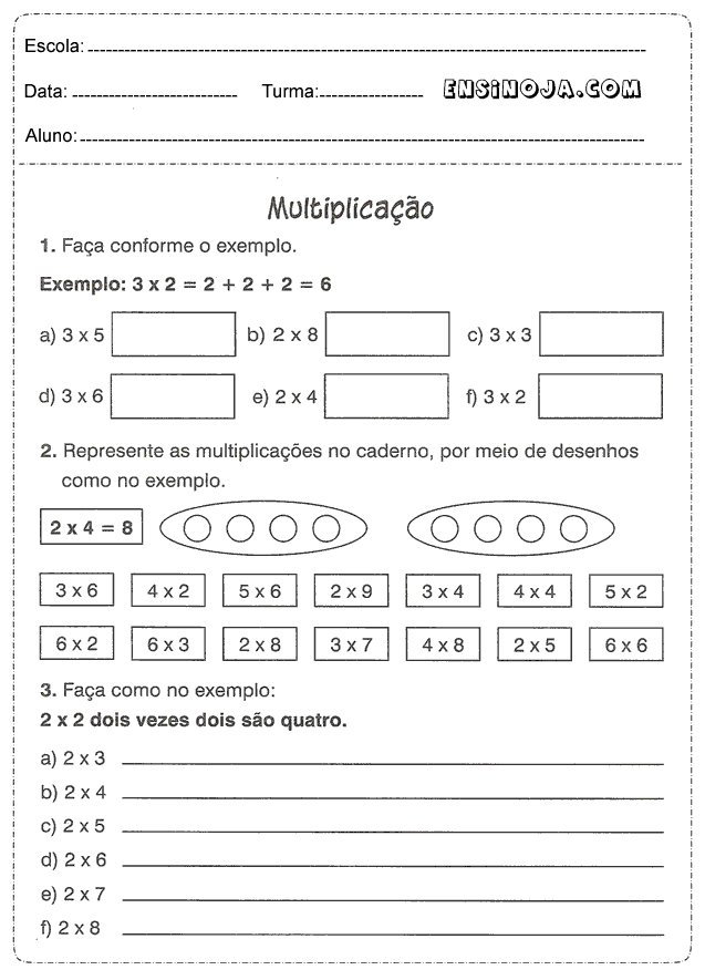 Atividades de Matemática para o 4º Ano em PDF - Twinkl