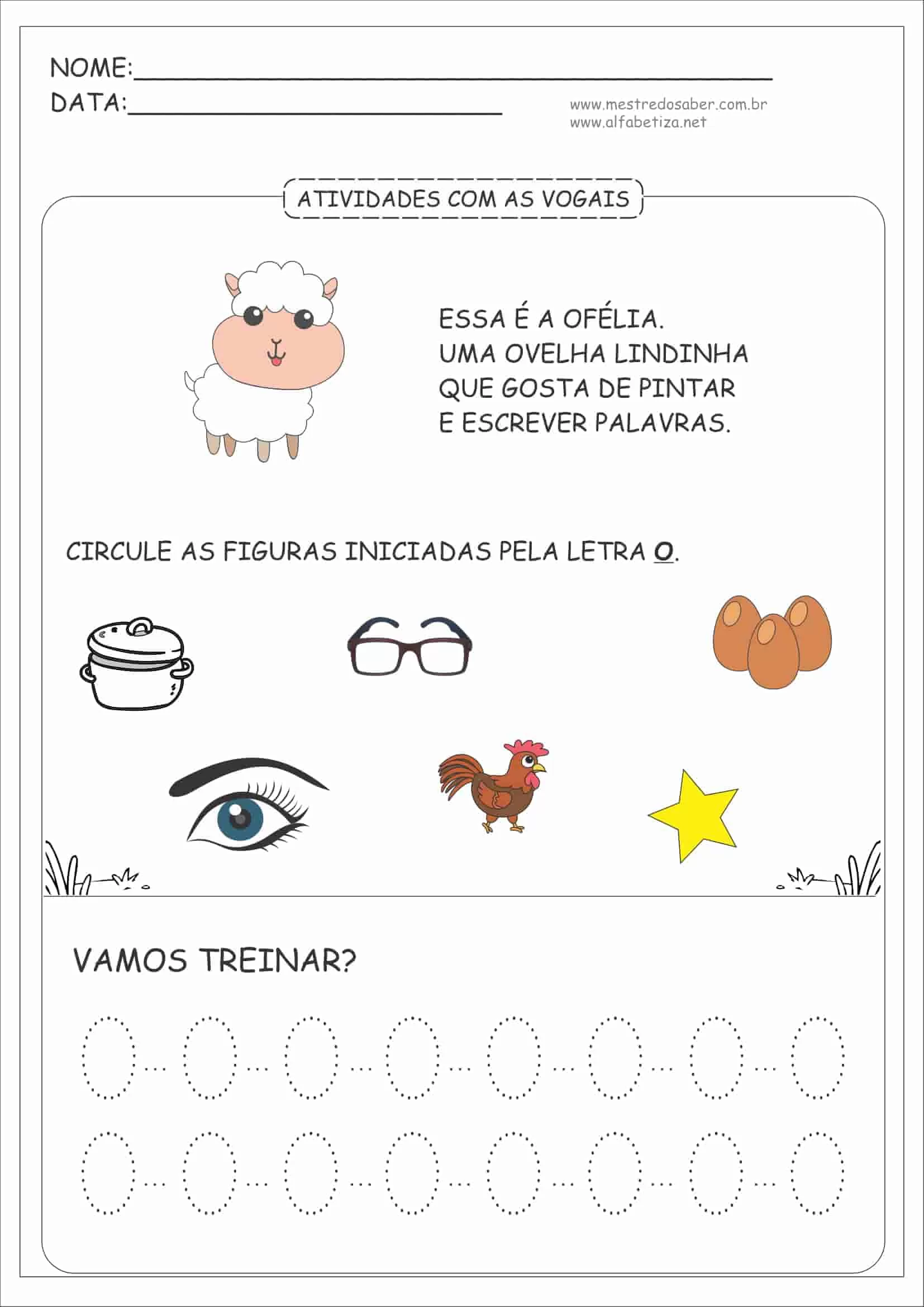 4 Atividades Com As Vogais Educacao Infantil