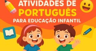 Atividades de Portugues educação infantil