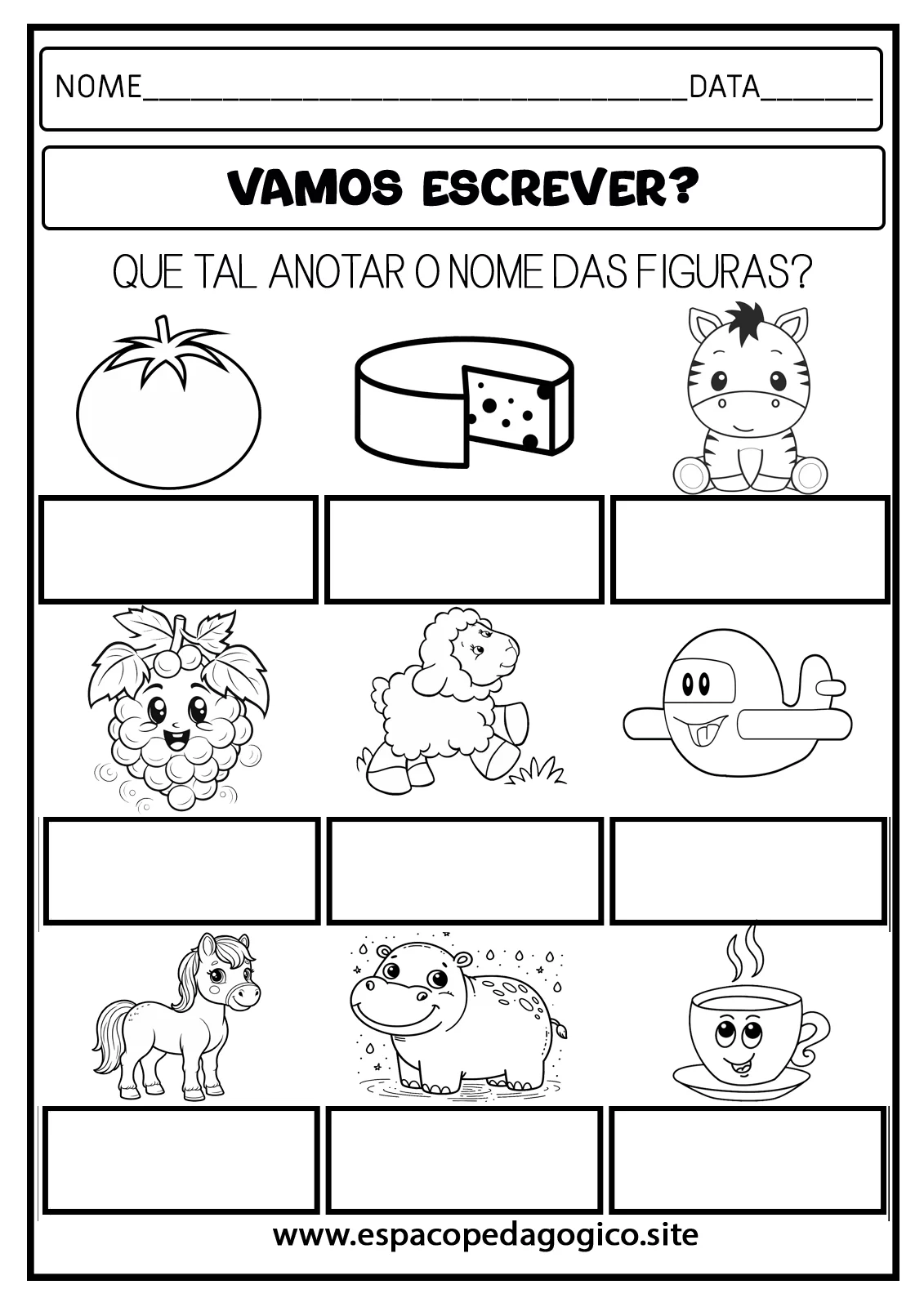 Atividade De Alfabetiza%C3%A7%C3%A3o Escrita De Palavras Alfabeto Letras Ditado Ilustrado%20(1)
