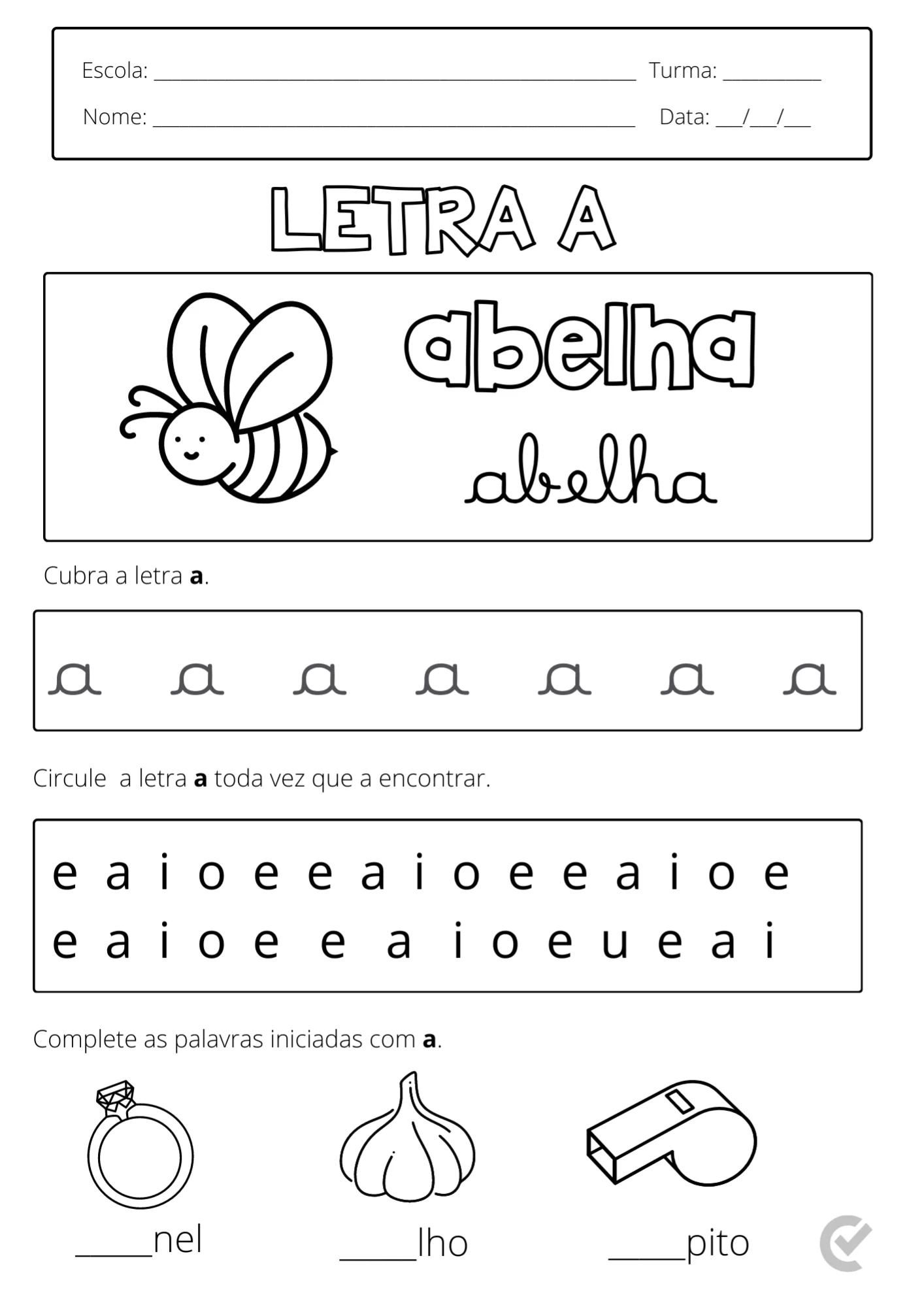 Atividades Com Vogais 1