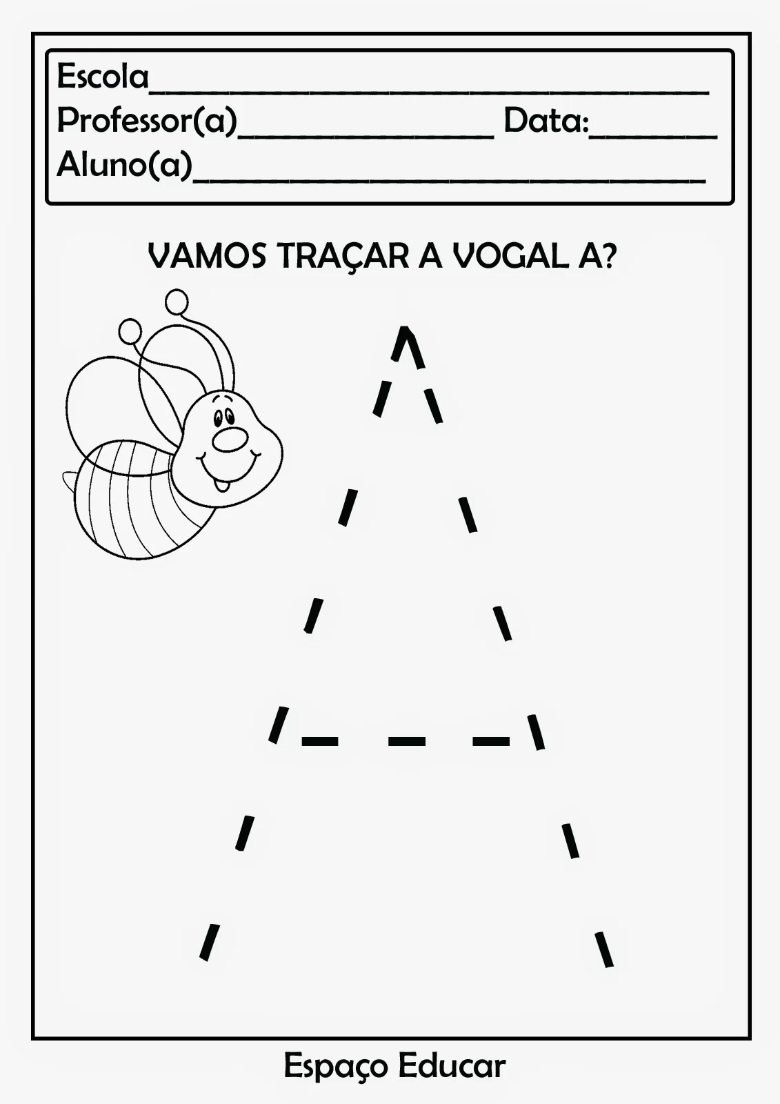 Atividades Com Vogais Imprimir Www.espacoeducar.net Alfabetiza%C3%A7%C3%A3o A E I O U+(20)