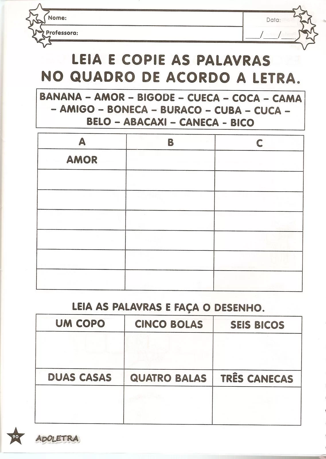 ATIVIDADES DE ALFABETIZA%25C3%2587%25C3%2583O OU 1%25C2%25BA ANO PARA IMPRIMIR DITADO FRASES LEITURA ESCRITA TEXTOS