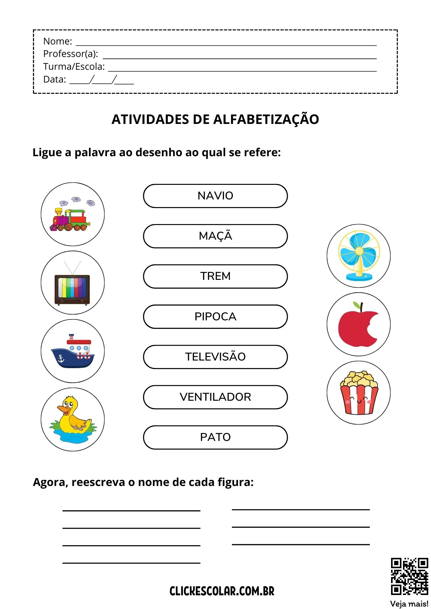 Atividades De Alfabetizacao 1 Ano03