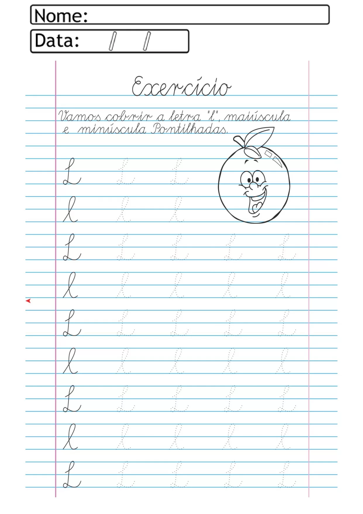 Atividades De Caligrafia Educacao Infantil 12