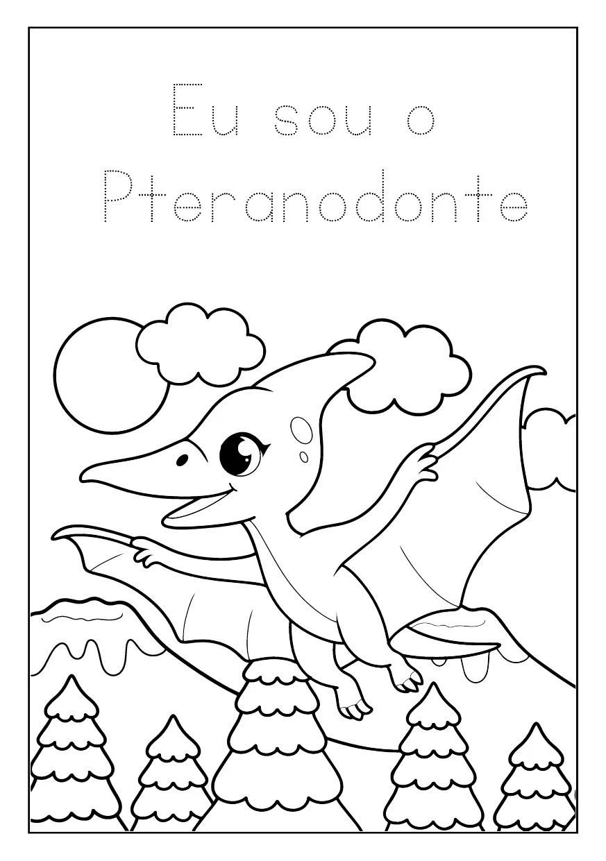 Atividades De Colorir Dinossauro 8