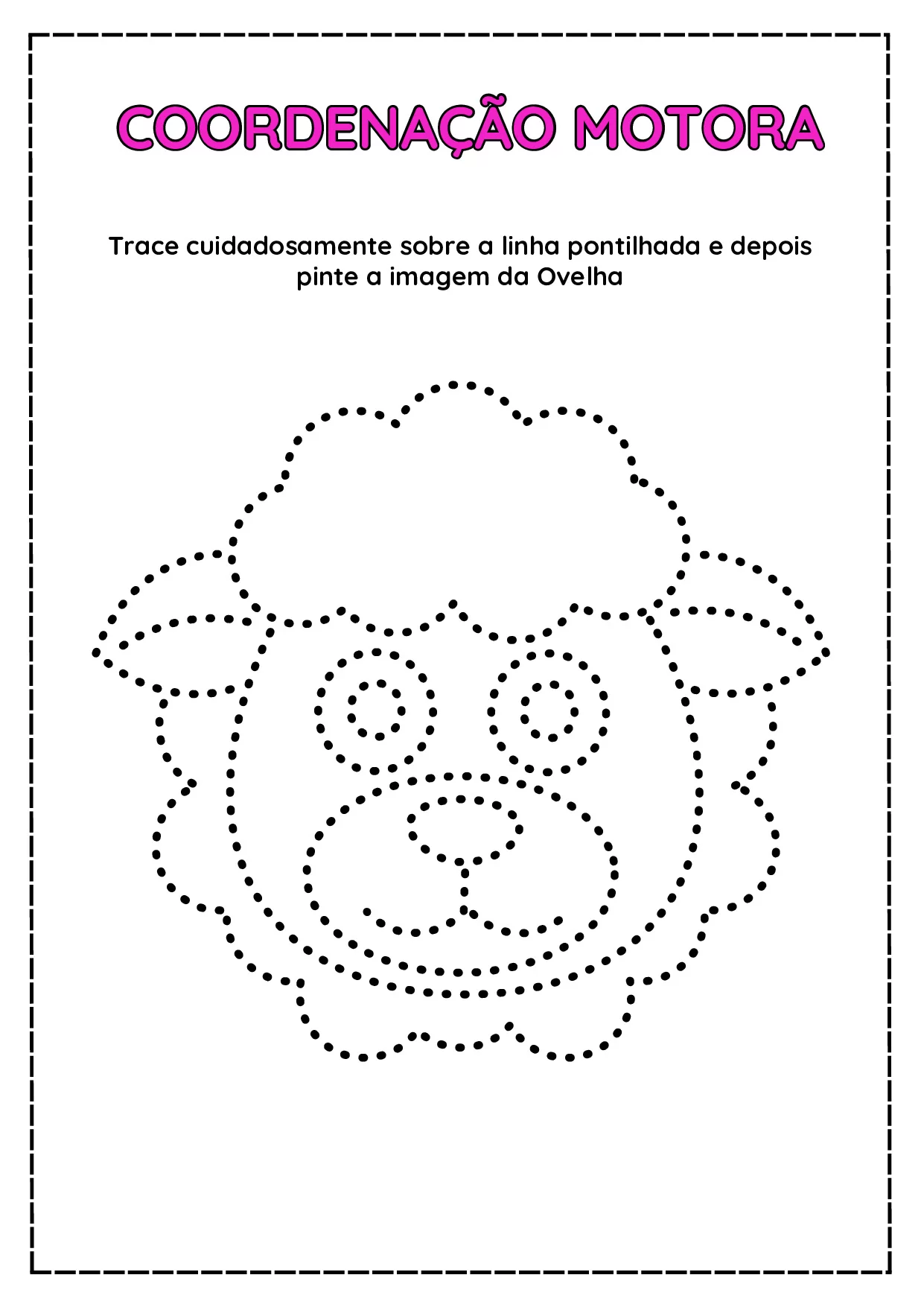 Atividades De Coordenacao Motora Para Colorir 12