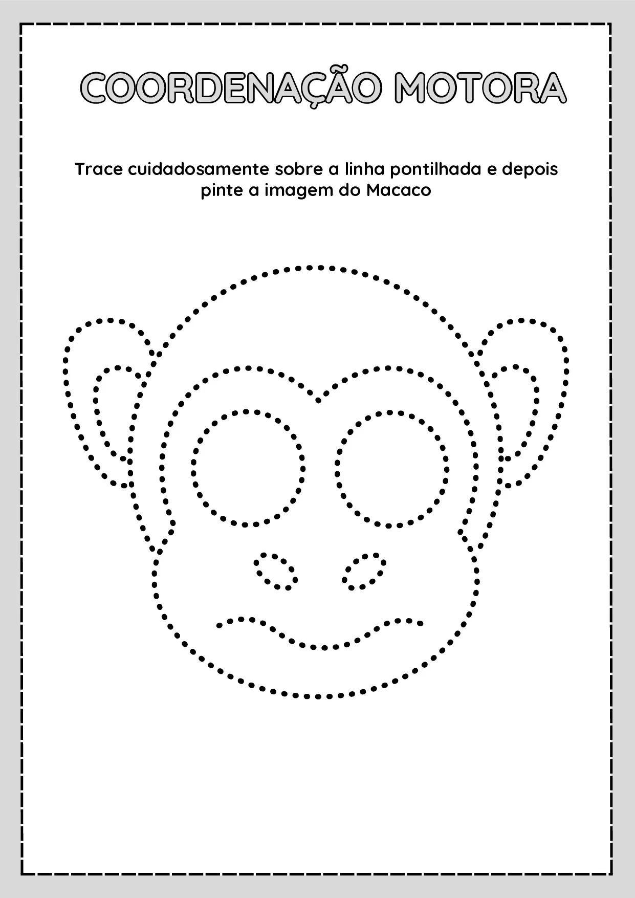 Atividades De Coordenacao Motora Para Colorir 19