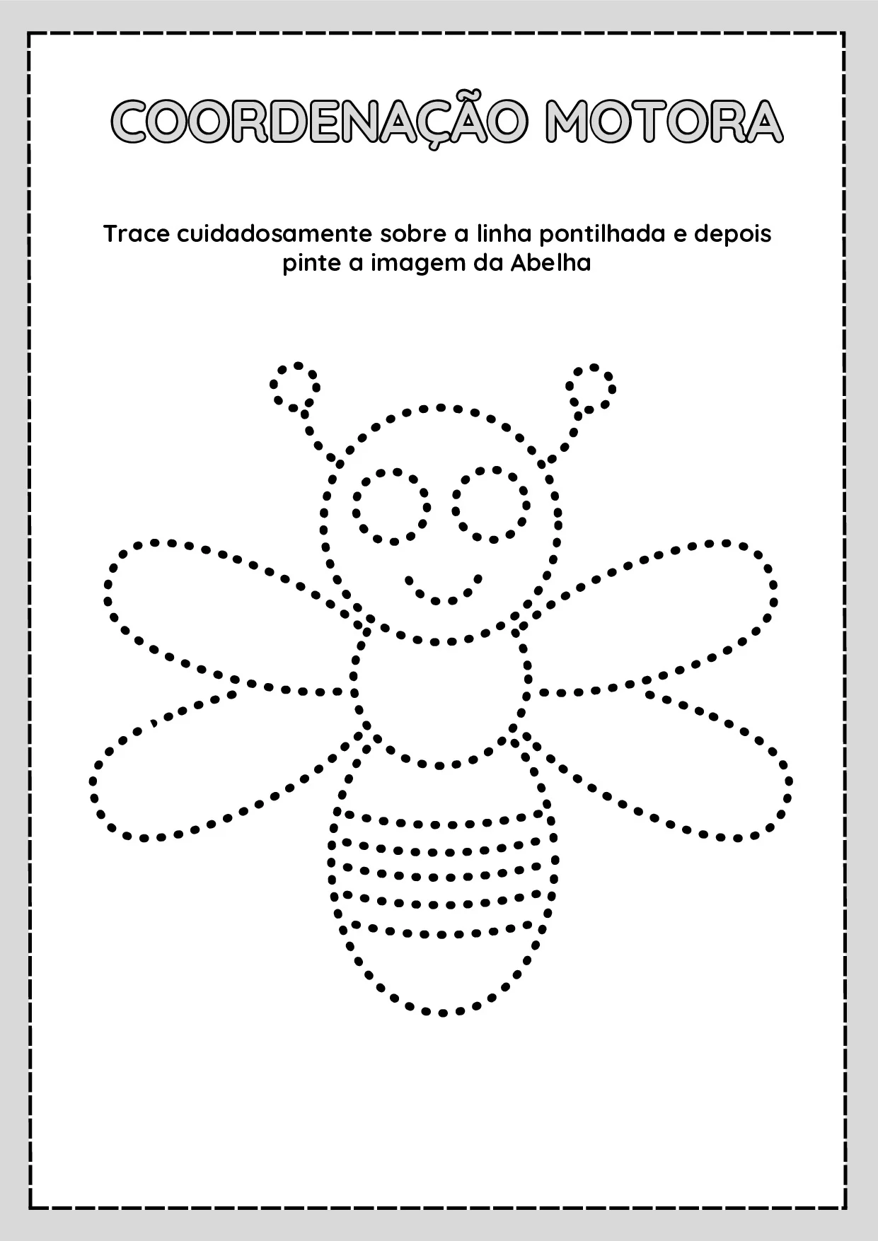 Atividades De Coordenacao Motora Para Colorir 20