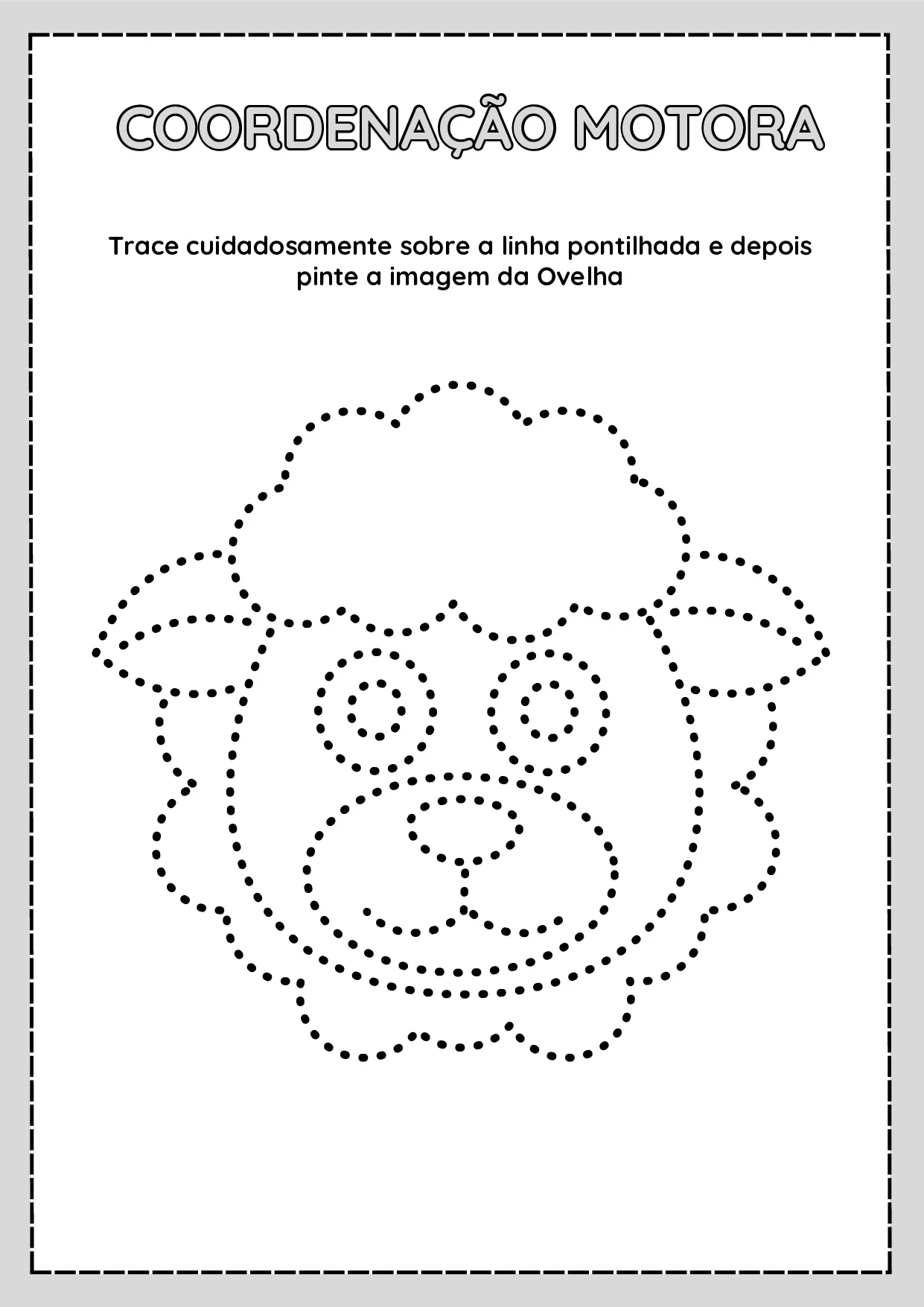 Atividades De Coordenacao Motora Para Colorir 24