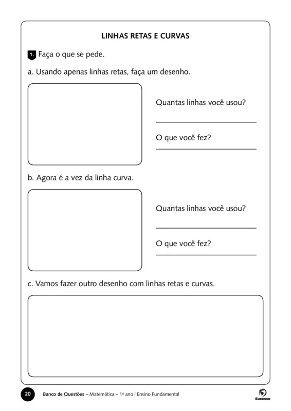 Linhas retas e curvas