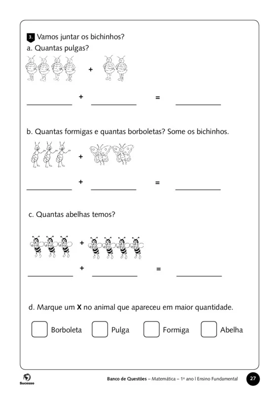 Vamos juntar os bichinhos?