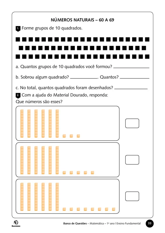Atividades De Matematica 1 Ano Fundamental 33