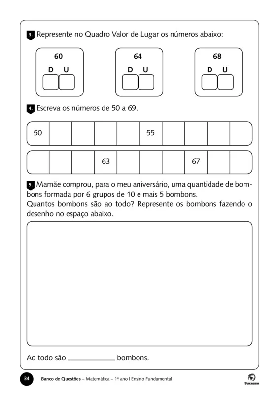 Atividades De Matematica 1 Ano Fundamental 34