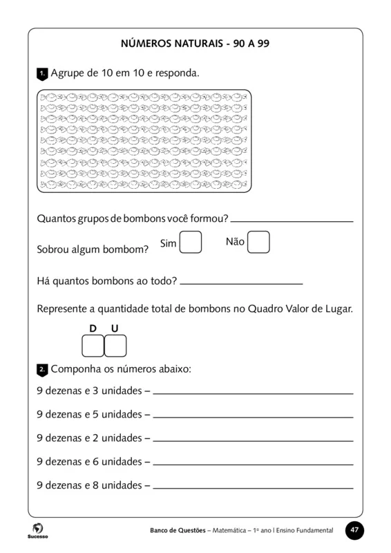 Atividades De Matematica 1 Ano Fundamental 47