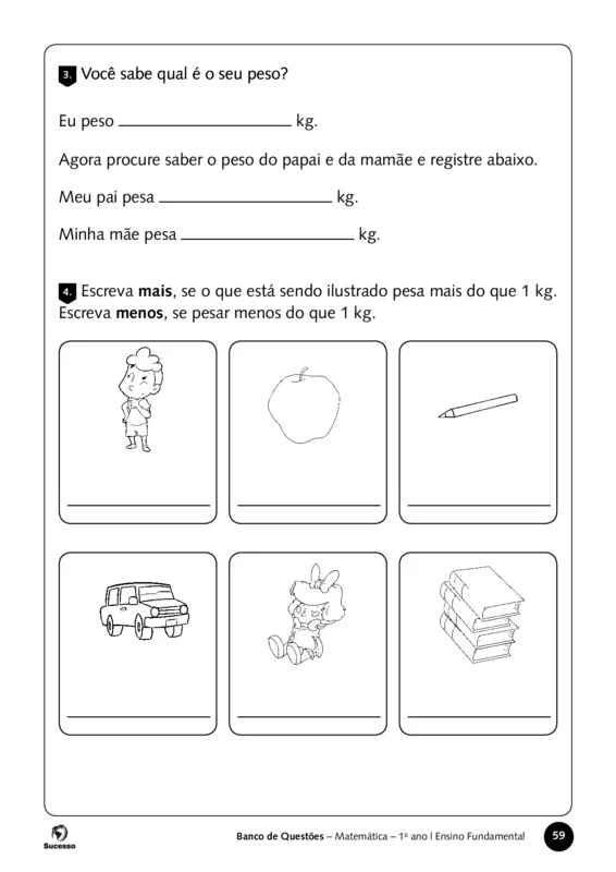 Atividades De Matematica 1 Ano Fundamental 59