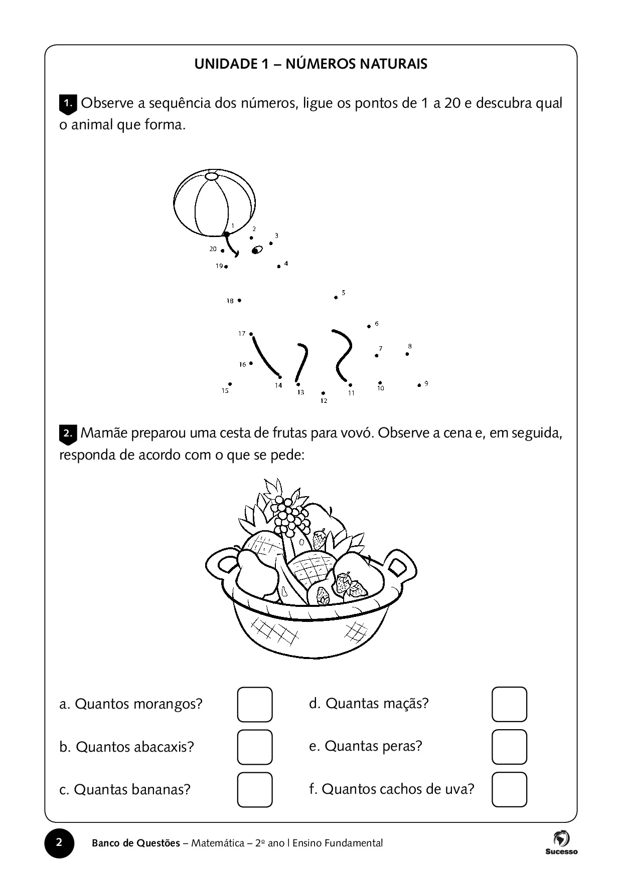Atividades de Matemática para o 2º Ano – ilustração 2