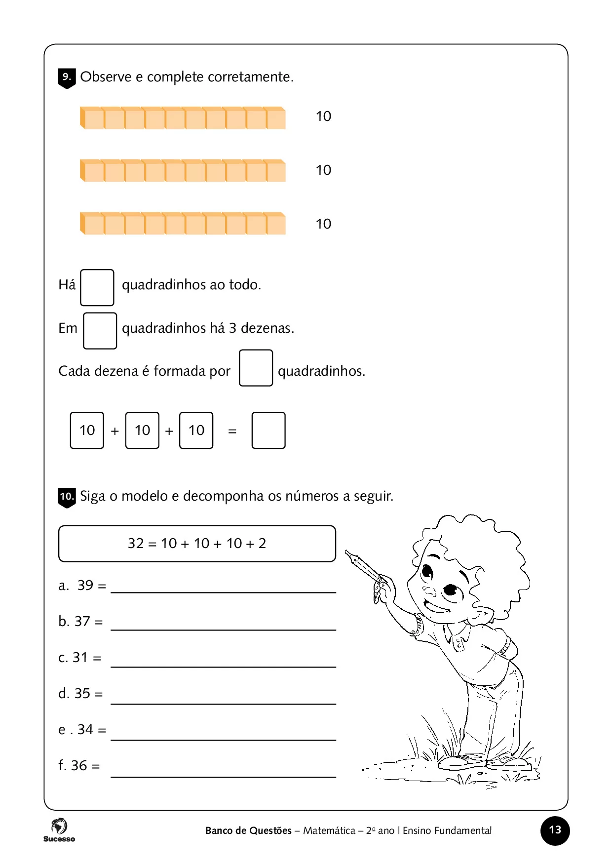 Atividades De Matematica2 Ano Ensino Fundamental 13