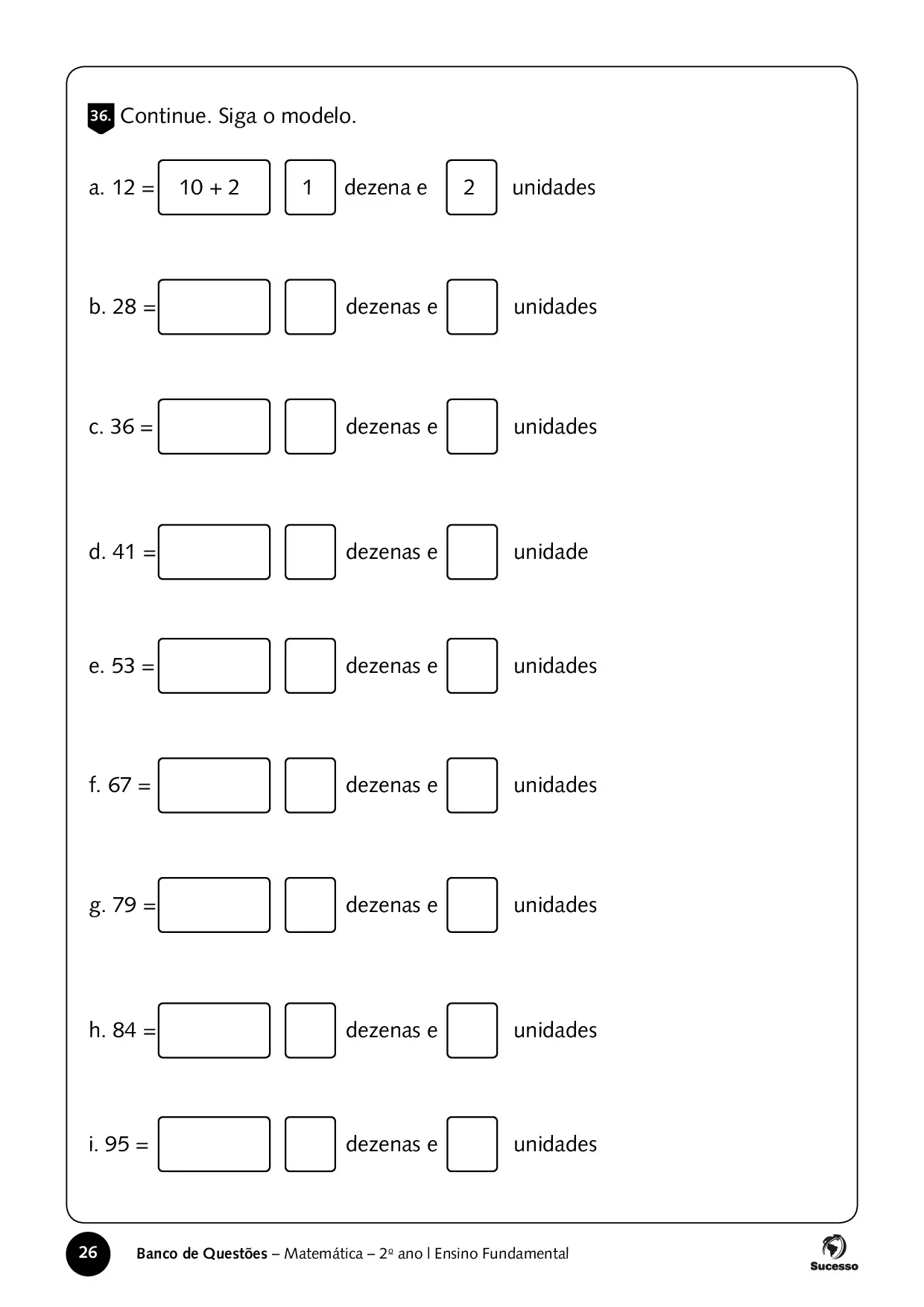 Atividades De Matematica2 Ano Ensino Fundamental 26