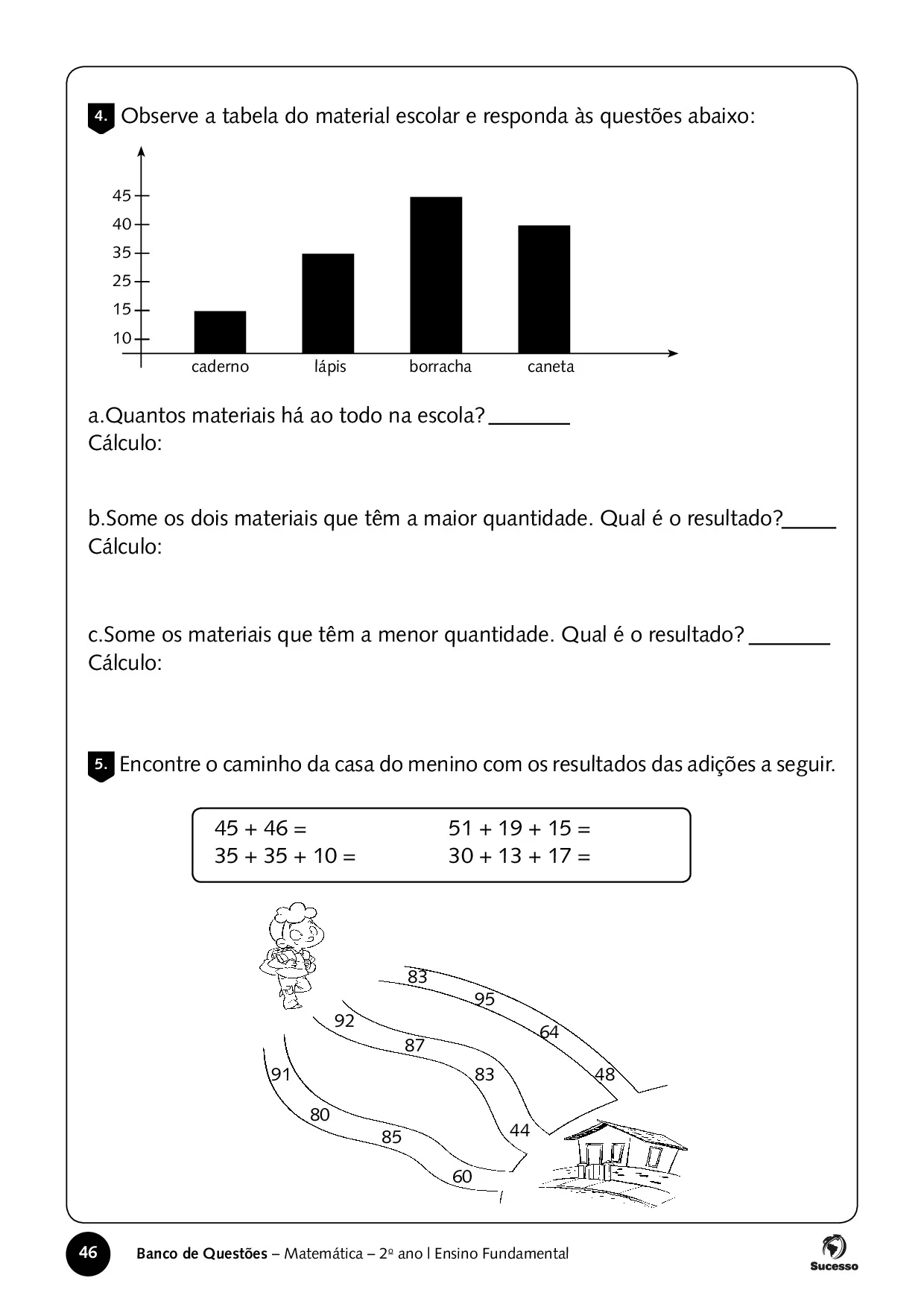 atividades de Matemática para o 2º Ano