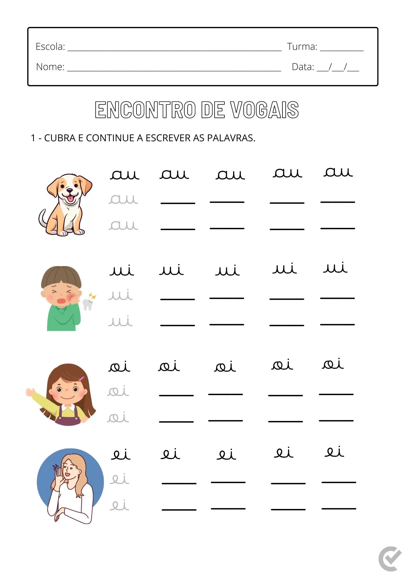 Atividades De Portugues Para 1 Ano