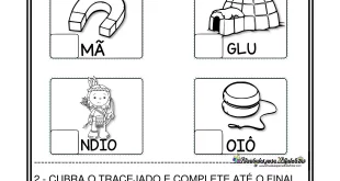 Atividades lúdicas com vogais Educação Infantil