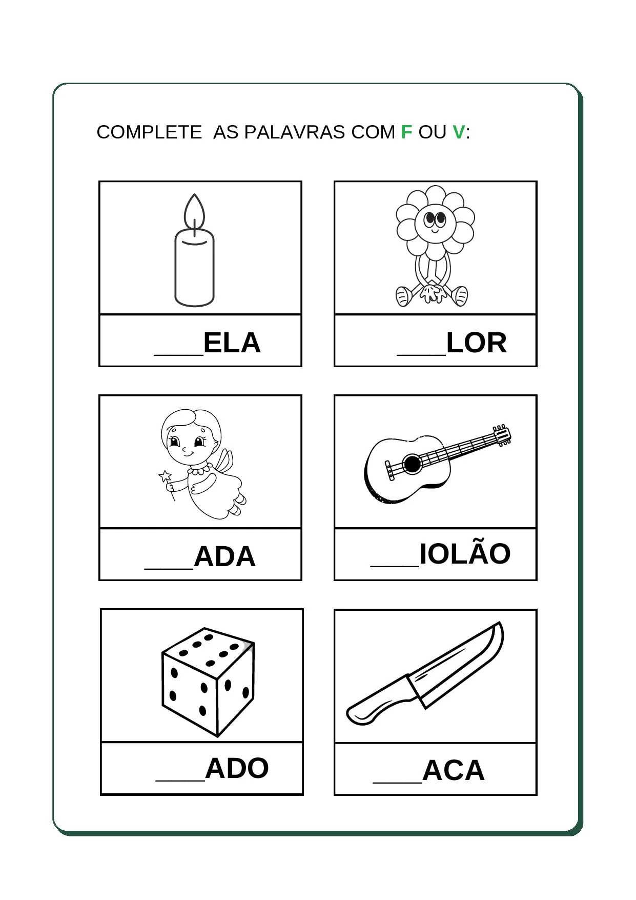 Atividades Mista Educacao Infantil Portugues 4