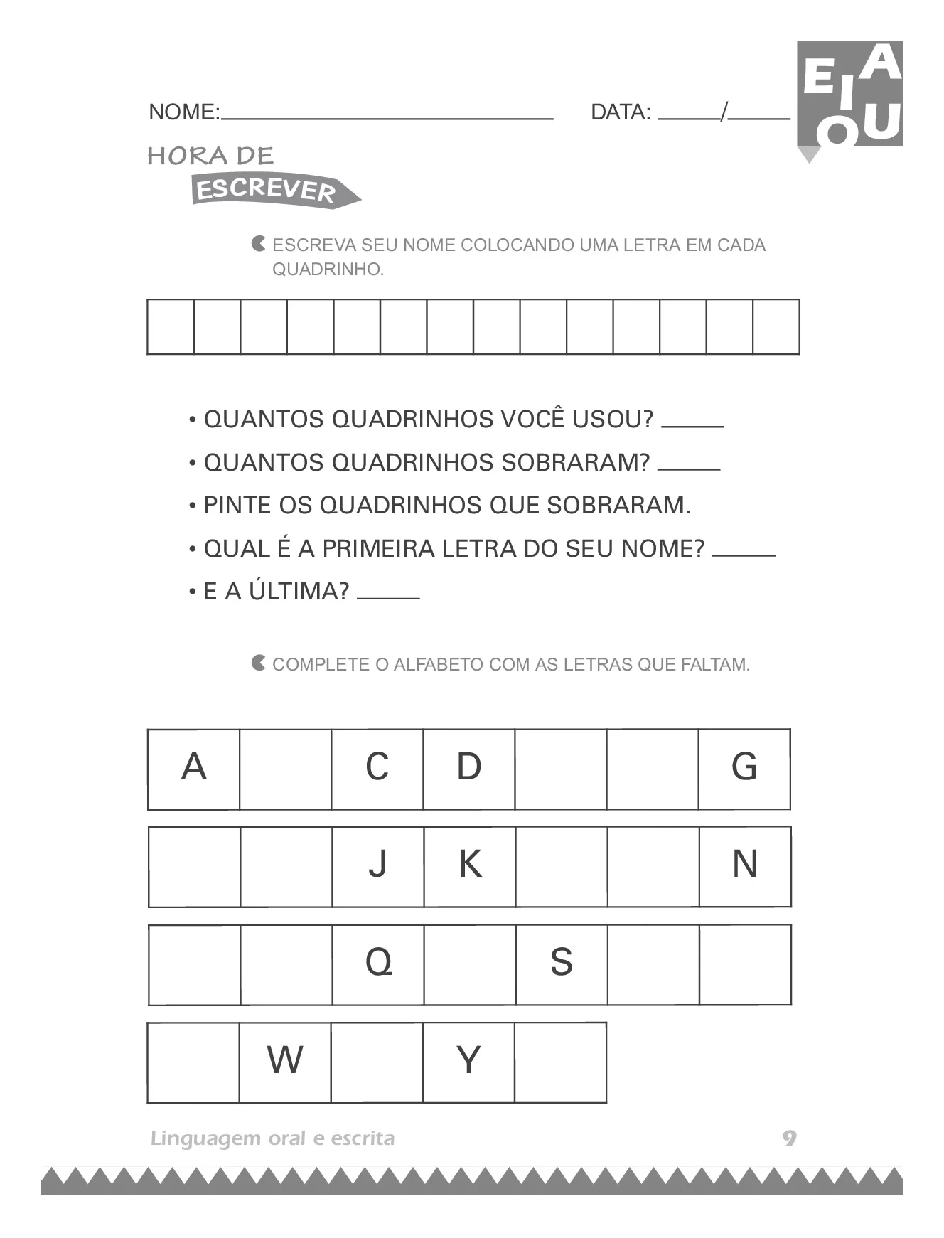 Quantos quadrinhos você usou?