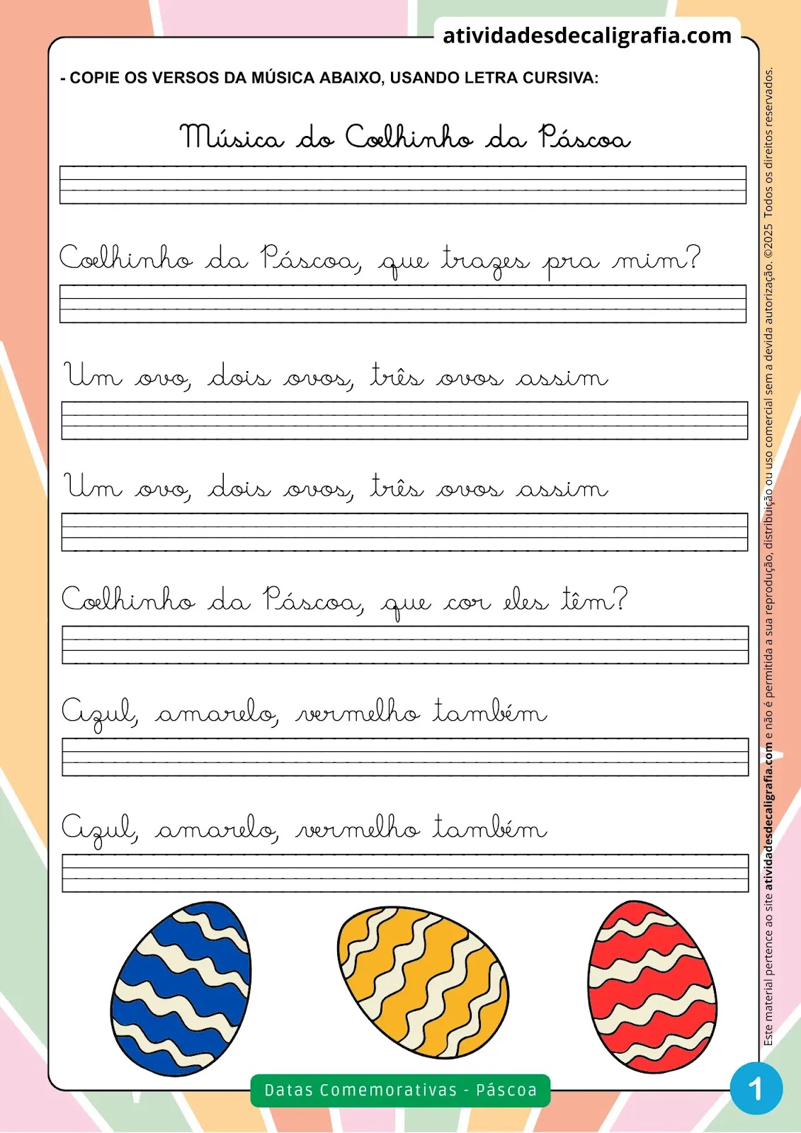 Coelhinho Da Pascoa Que Trazes Pra Mim