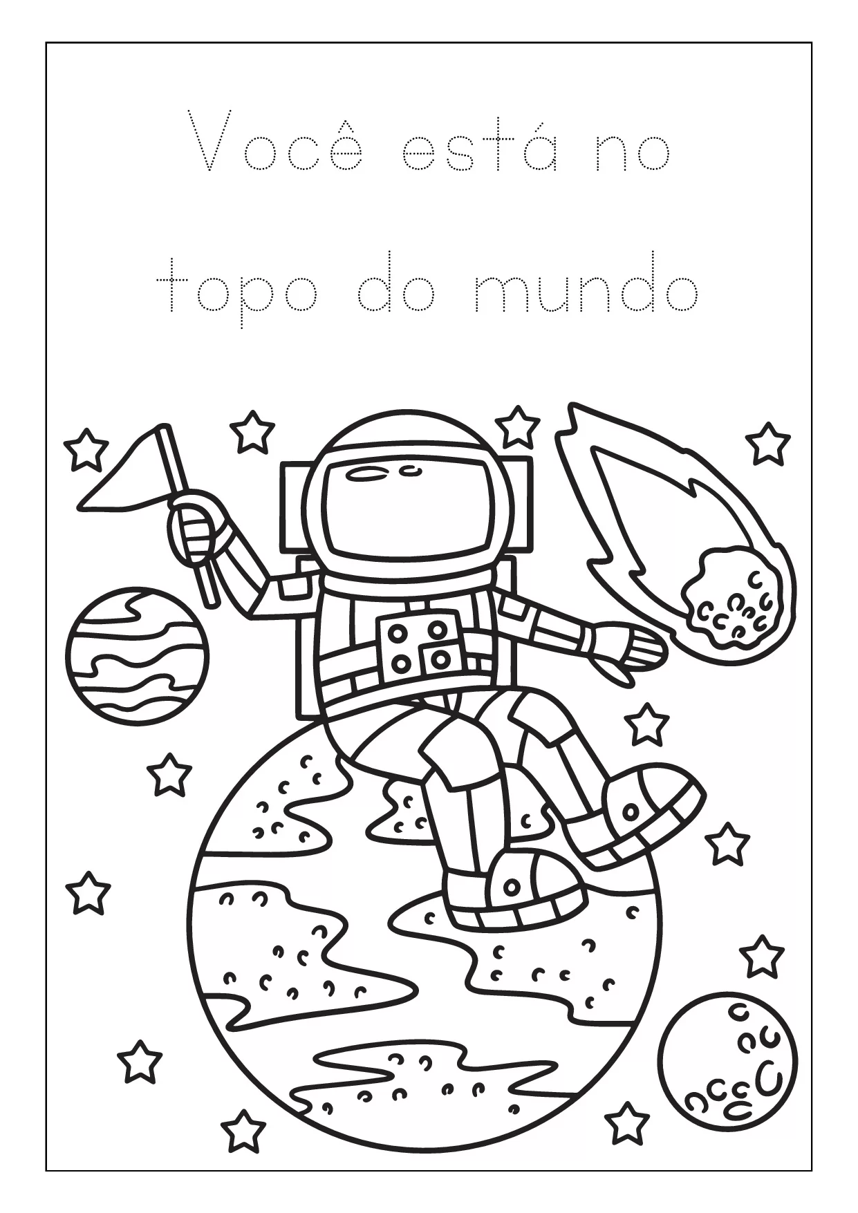 Desenhos De Espaco Para Colorir 10
