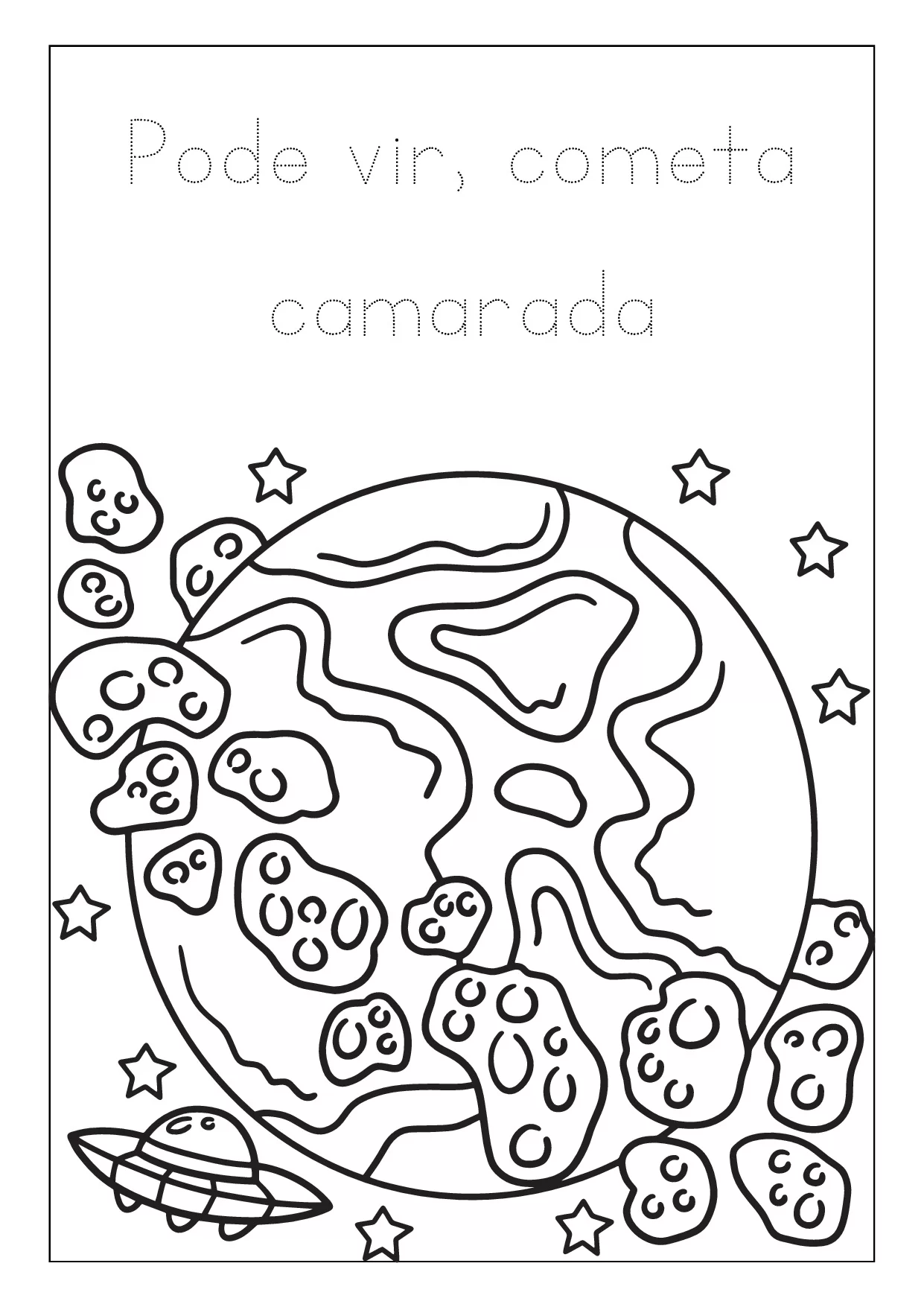 Desenhos De Espaco Para Colorir 11