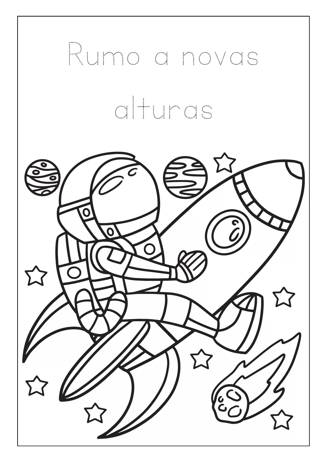 Desenhos De Espaco Para Colorir 12