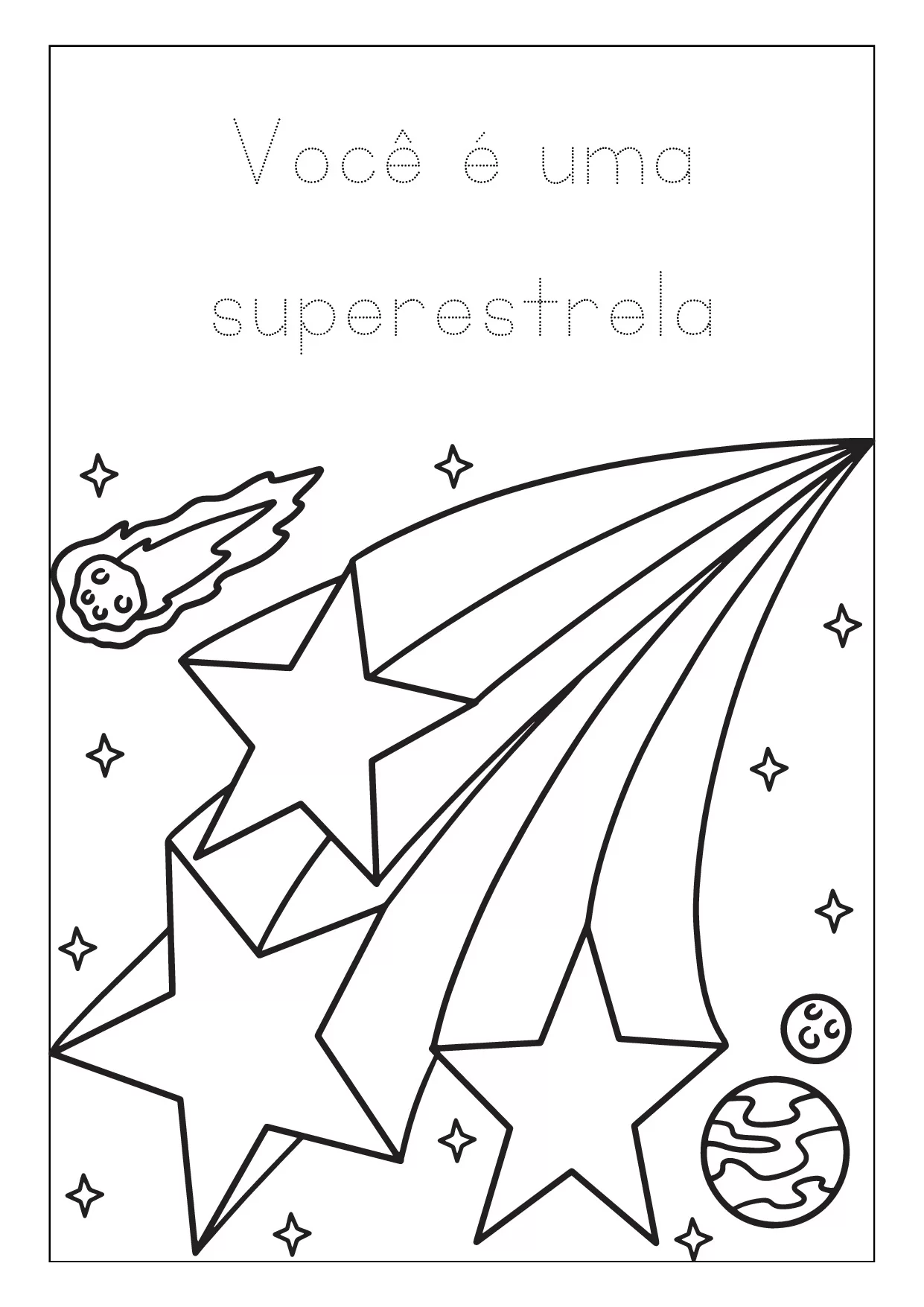 Desenhos De Espaco Para Colorir 13