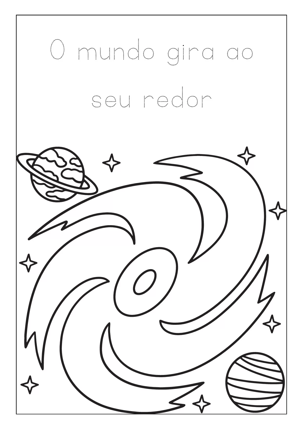 Desenhos De Espaco Para Colorir 15