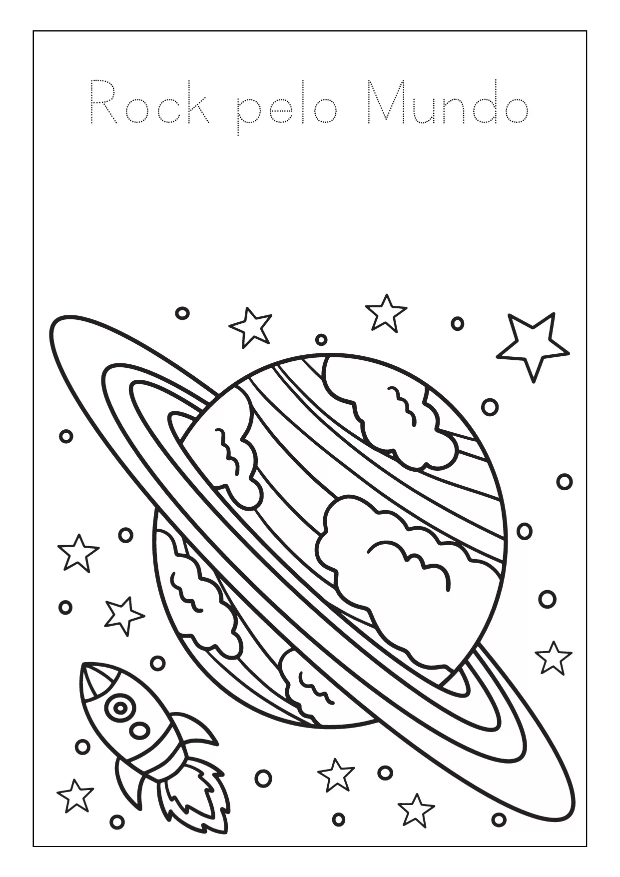 Desenhos De Espaco Para Colorir 16