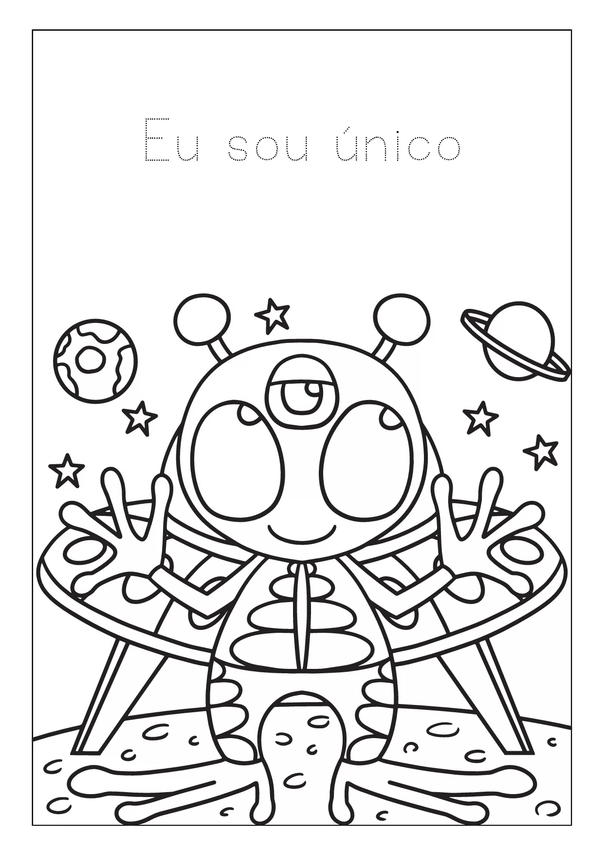 Colorir eu sou unico