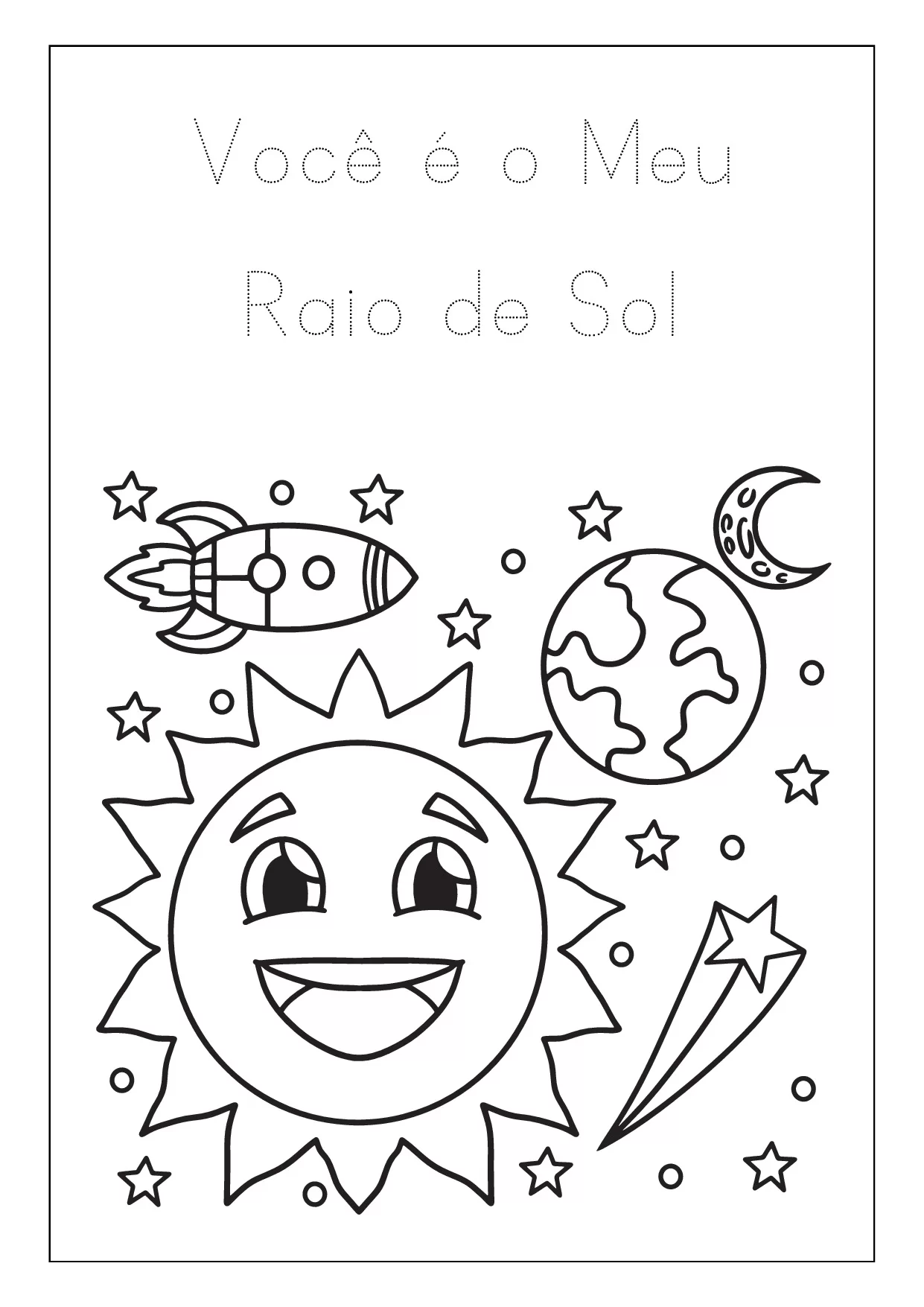 Desenhos De Espaco Para Colorir 3