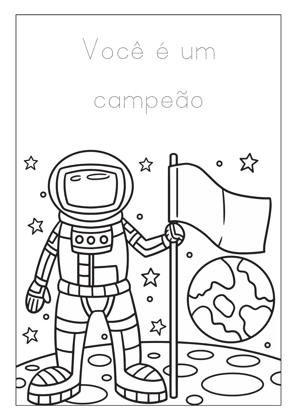 Desenhos De Espaco Para Colorir 8