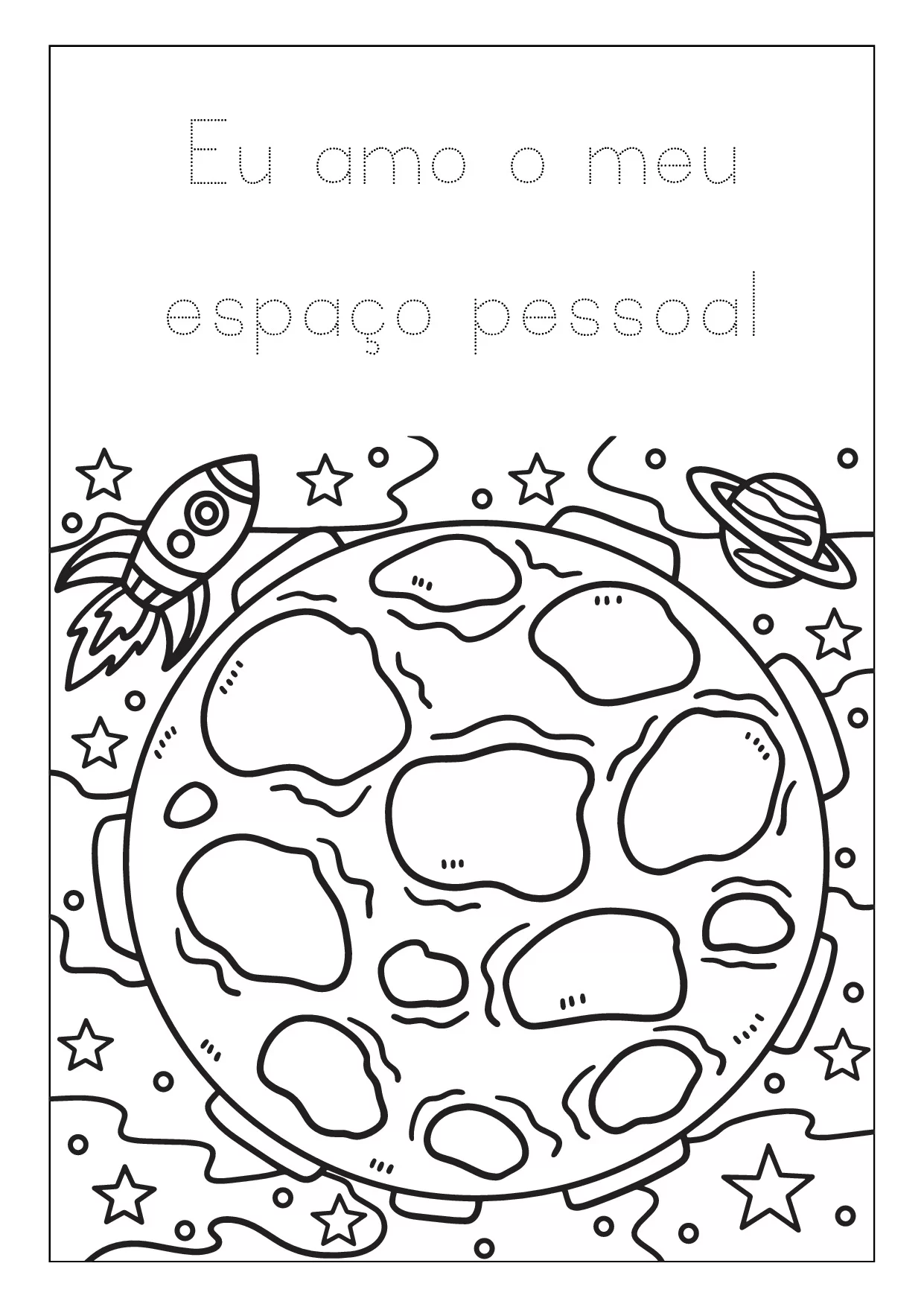 Desenhos De Espaco Para Colorir 9