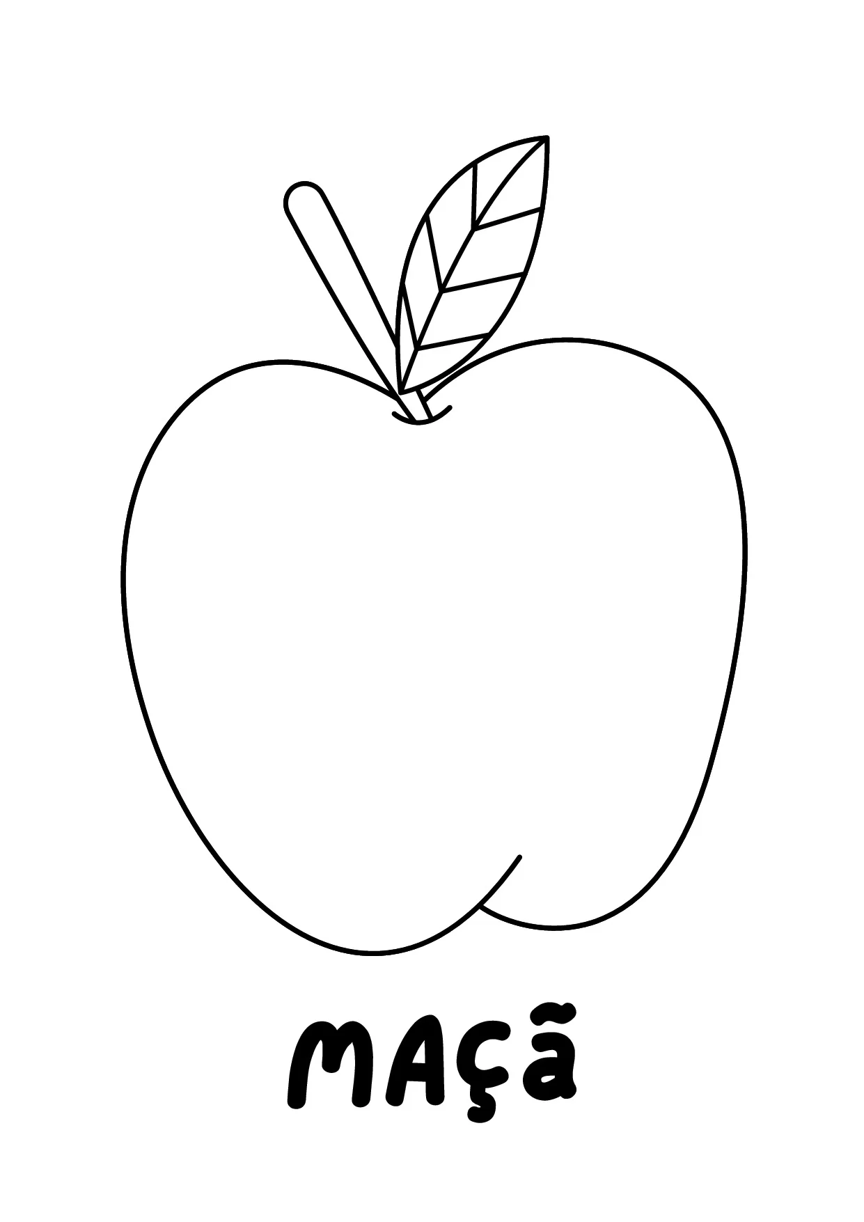 Livro De Colorir Frutas Para Educacao Infantil 7