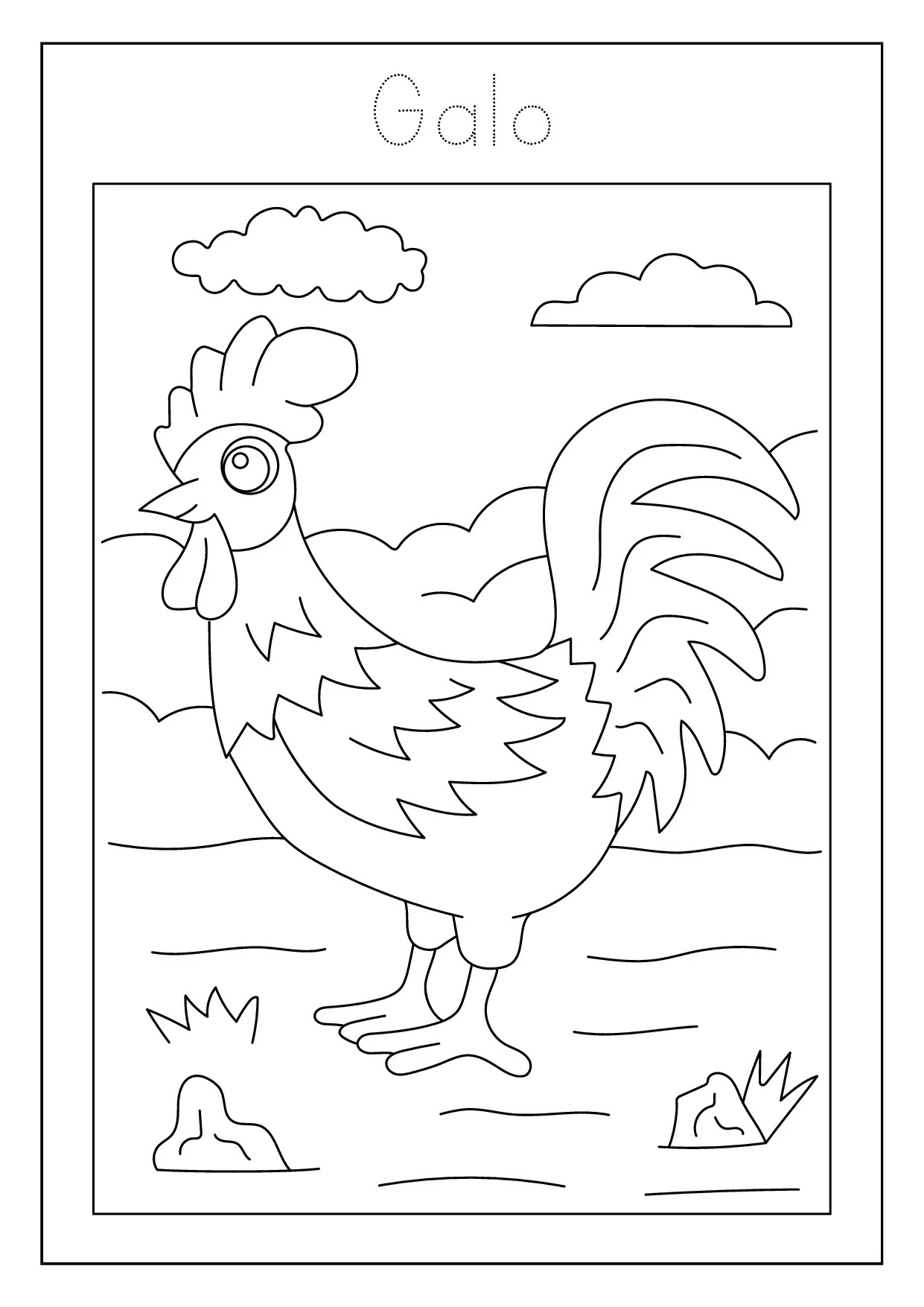 Livro De Colorir Na Fazenda 5