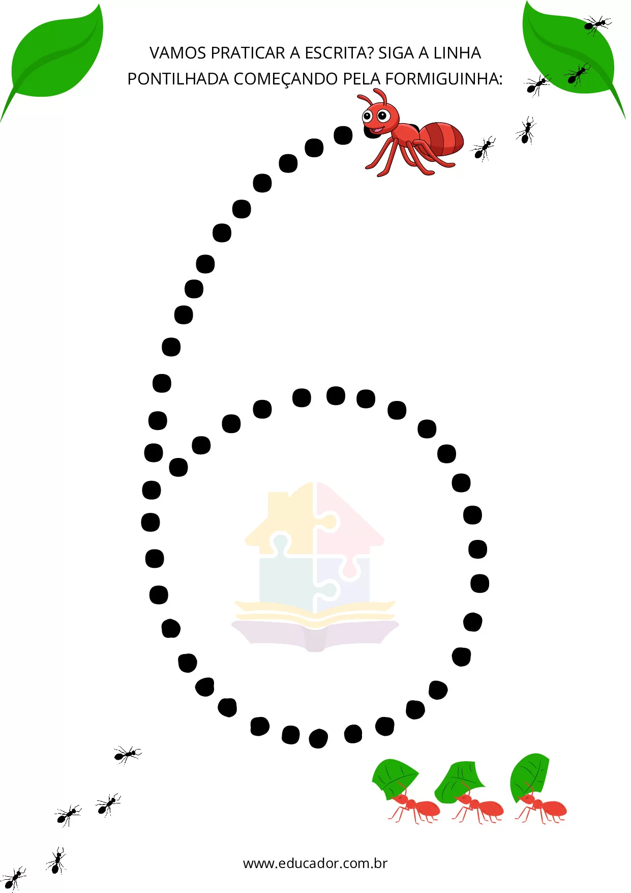 Numeros Pontilhados Para Imprimir