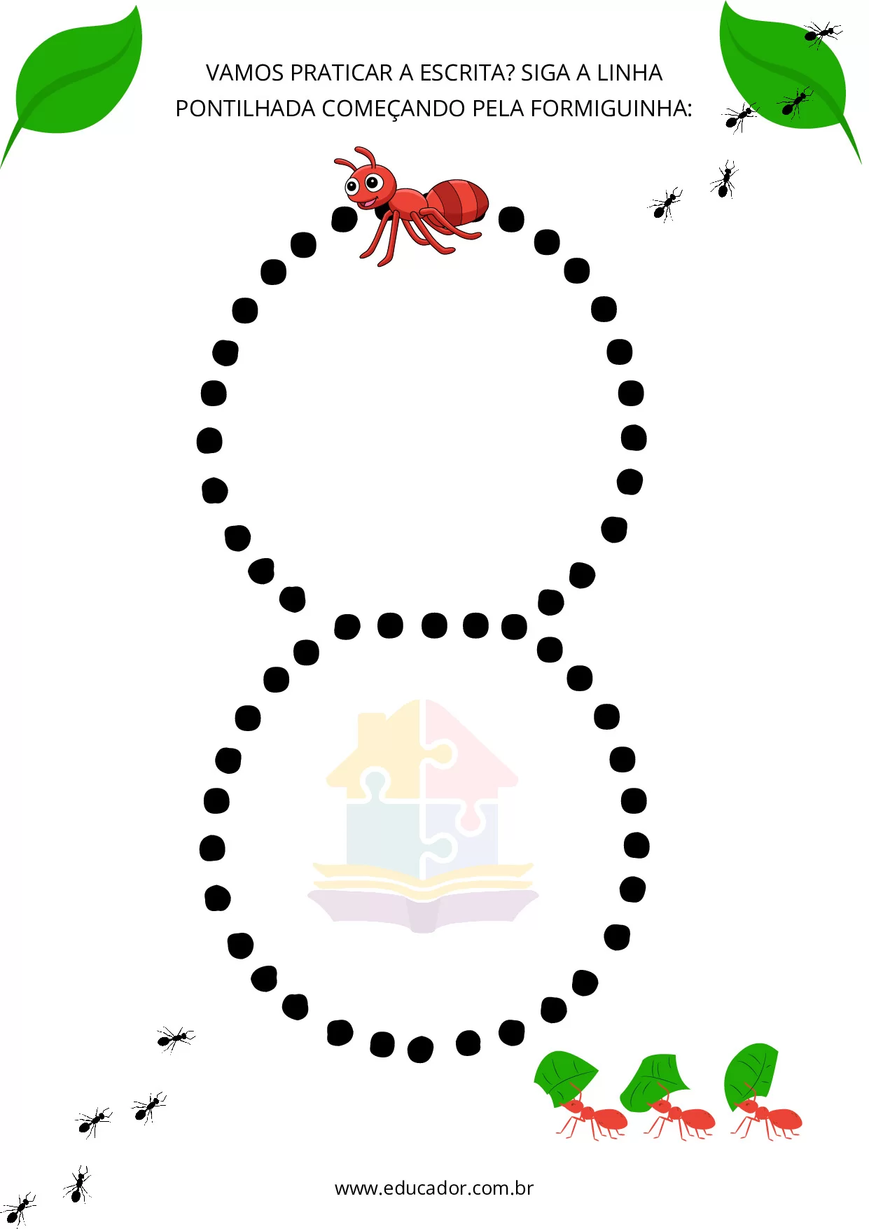 Numeros Pontilhados Para Imprimir