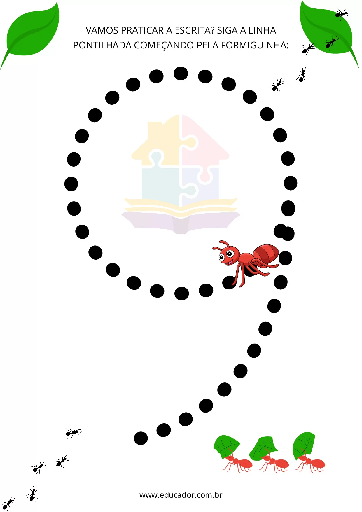 Numeros Pontilhados Para Imprimir