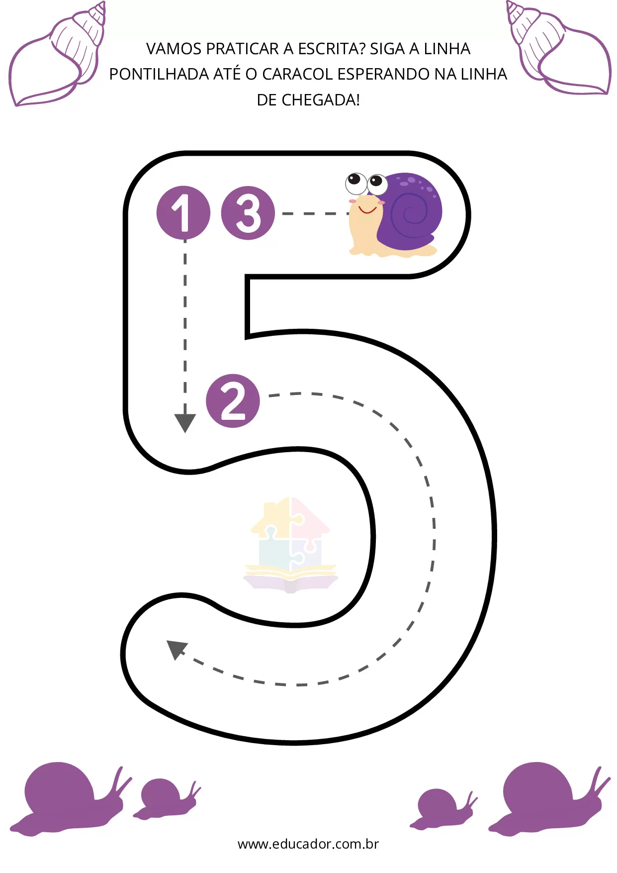 Numeros Pontilhados Para Imprimir