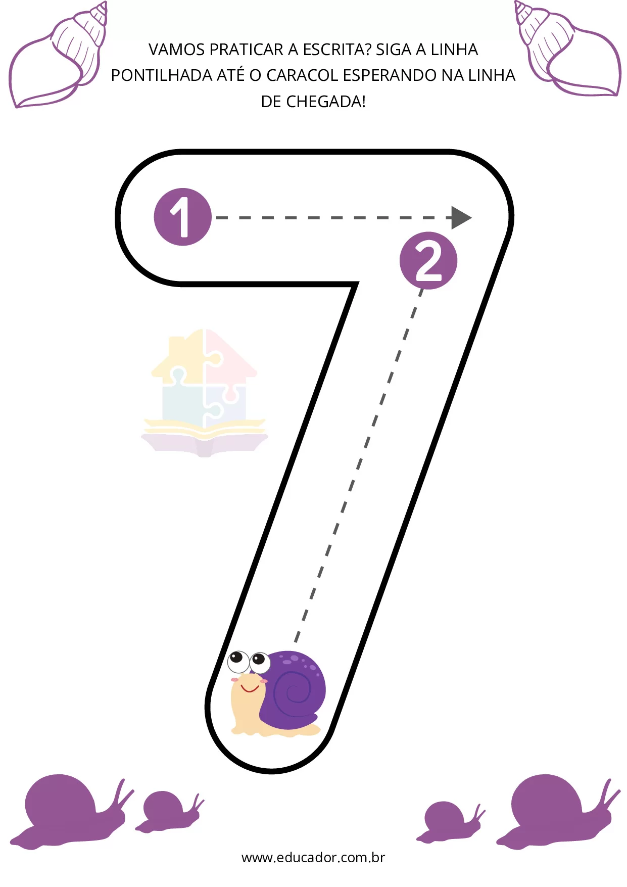 Numeros Pontilhados Para Imprimir