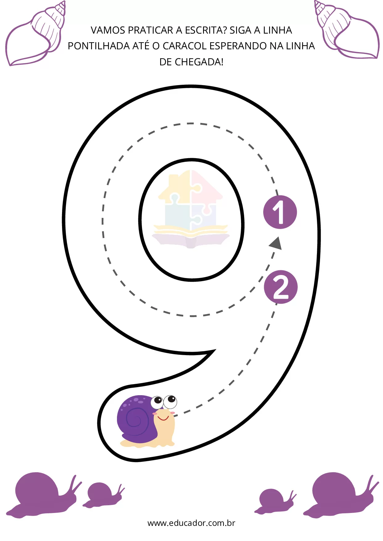 Numeros Pontilhados Para Imprimir