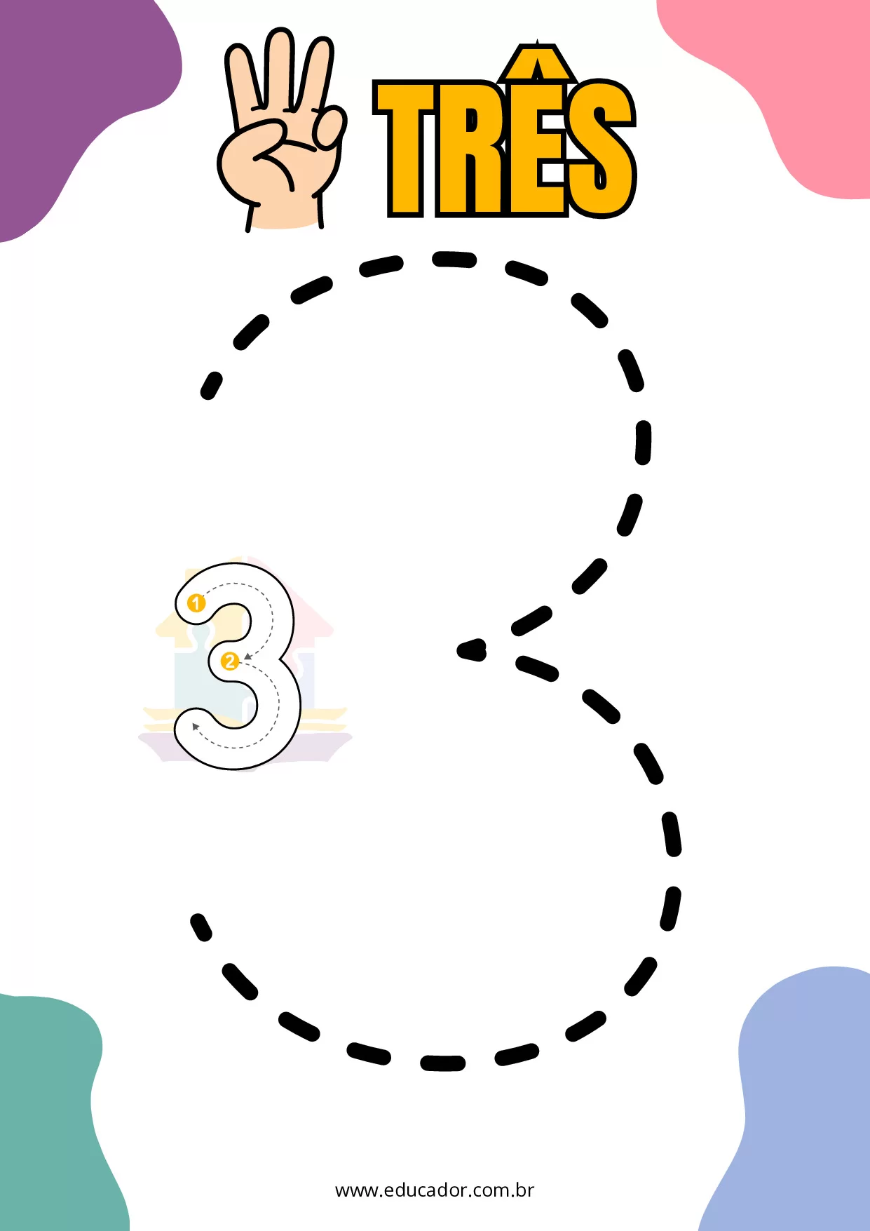 Numeros Pontilhados Para Imprimir