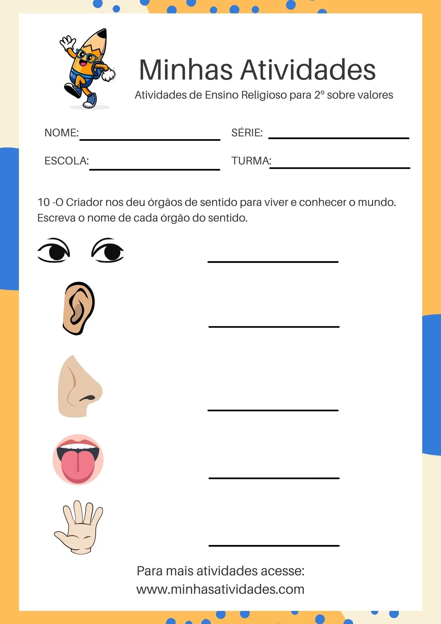 Atividades de Ensino Religioso